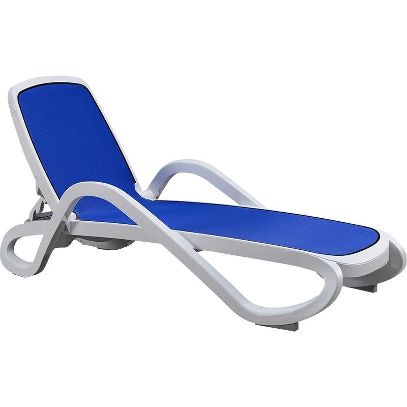 High Quality Hotel Sun Loungers UV-resistant Patio Pool Side Outdoor Furniture Luxury Rope Patio Sun Lounger Chaise Lounge